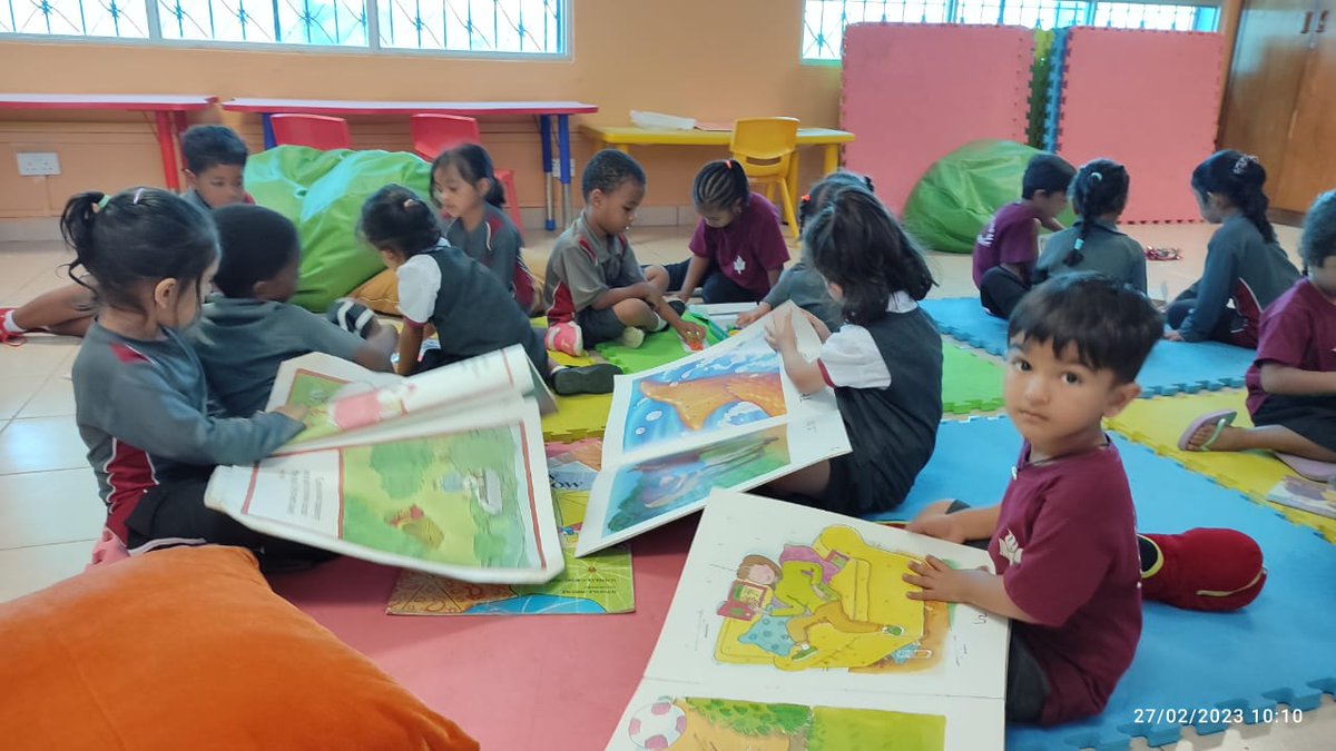 'Once you learn to read, you will be forever free '-Frederick Douglass

The K2 enjoyed literary activities to mark the beginning of the celebration of World Book Week.

#literacy #bookweek #Bookweek2023 #reading #interactivelearning #learningisfun #Nurseryschool https://t.co/4LjQgjCNi0