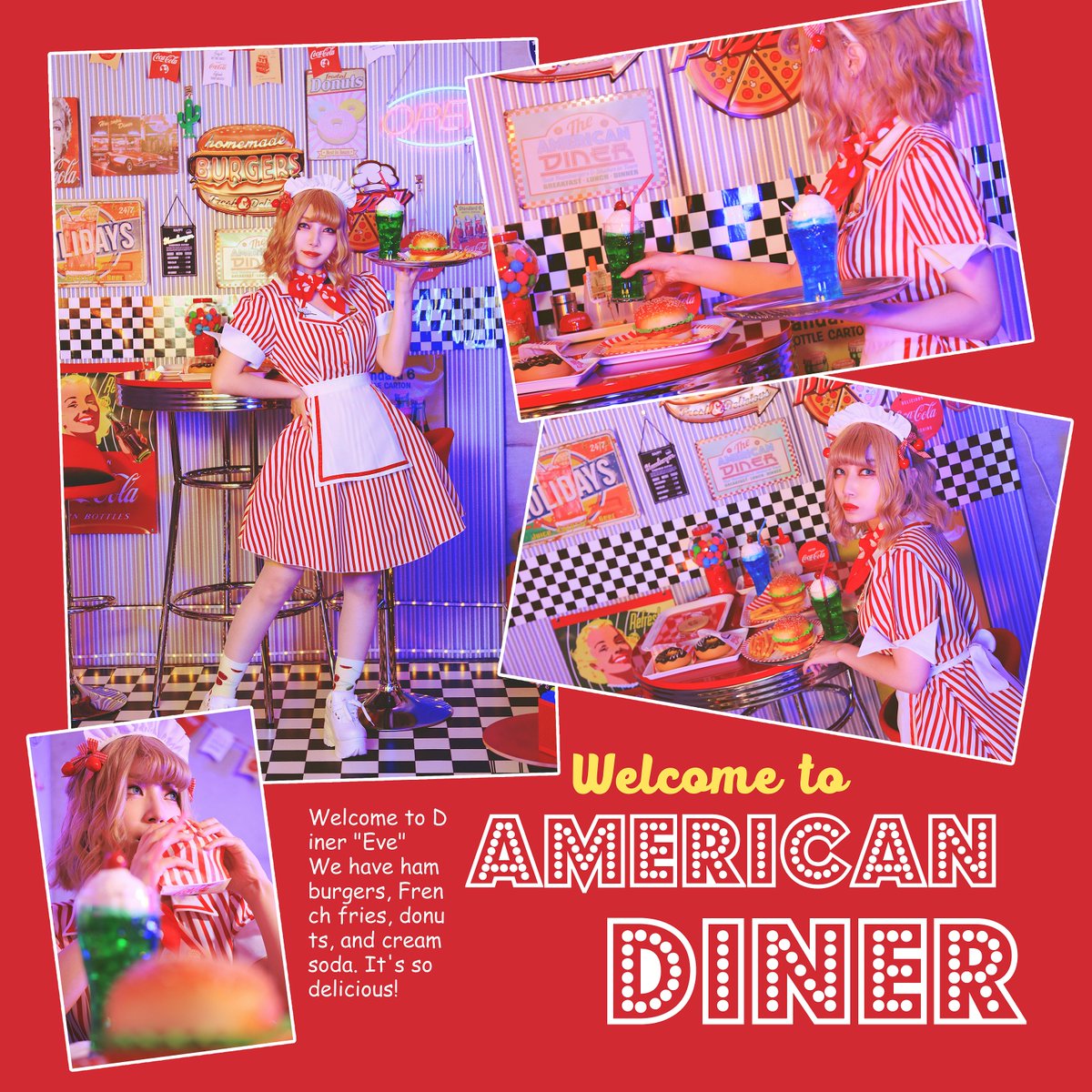アメリカンダイナーブース (一部)