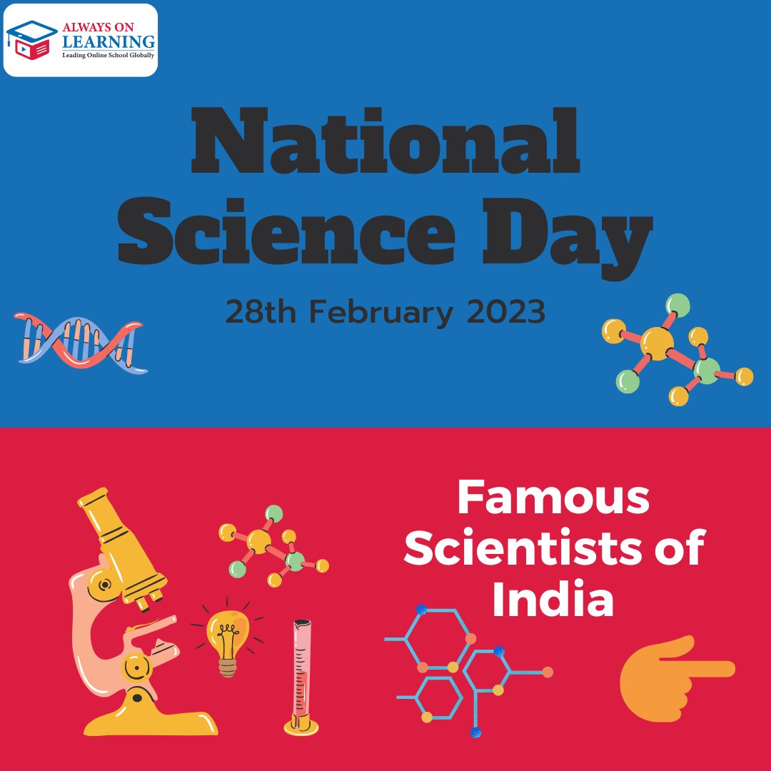 SchoolAol's tweet photo. On this National Science Day, let's celebrate the power of science and its immense potential to change the world for the better. Share your favorite scientific discoveries or moments that inspire you, and let's keep the conversation going! 
Visit us at https://t.co/XvqNnePMXq https://t.co/zwJsESosuE