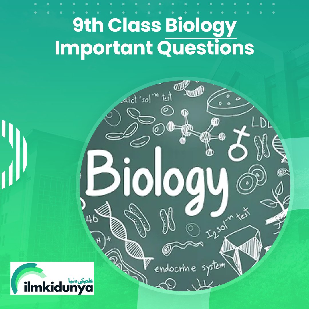 ilmkidunya's tweet image. ہم لائے ہیں آپ کے لیے دہم بیالوجی کے چیپٹر وائز اہم ترین سوالات۔ طلباء بیالوجی میں اچھے نمبرز لینے کے لیے ان سوالات کو تیار کریں۔
سوالات کو دیکھنے کے لیے نیچے دئیے گئے لنک پر کلک کریں۔
ilmkidunya.com/10th-class/bio…
#biology #10th_class #biology_guess