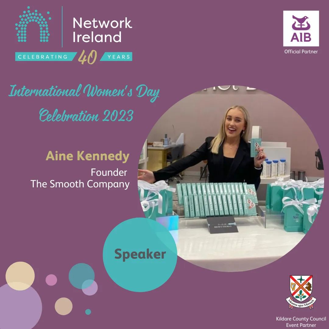 Introducing our incredible Panel Speakers at our IWD event this Friday 🎉

✨️ Valerie Roe, <a href="/valerieroePR/">Valerie Roe PR</a>
✨️ Jess Colivet, Stylist
✨️ Suzie O'Neill, Ayu Cosmetics
✨️ Aine Kennedy, The Smooth Company

#NetworkIreland #backedbyAIB #CelebratingSuccess #IWD2023 #brigid1500