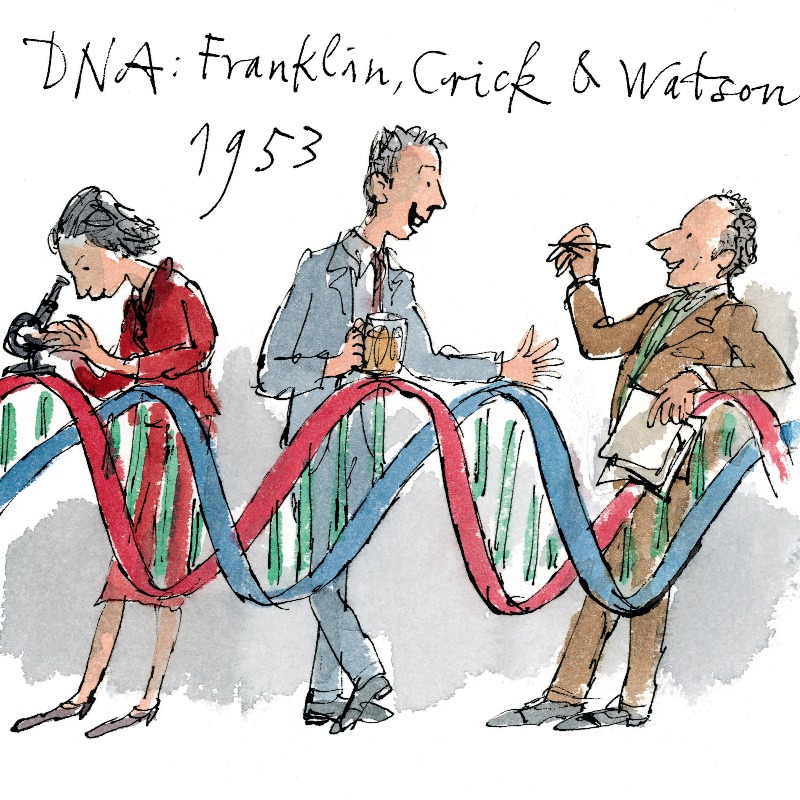 Cambridge_Uni's tweet photo. 🧬 70 years ago today, Cambridge theorists Francis Crick and James Watson determined DNA's structure.

It changed everything, but the breakthrough was only possible thanks to many talented scientists, including Rosalind Franklin and Maurice Wilkins.

Discover more 👇

#OnThisDay
