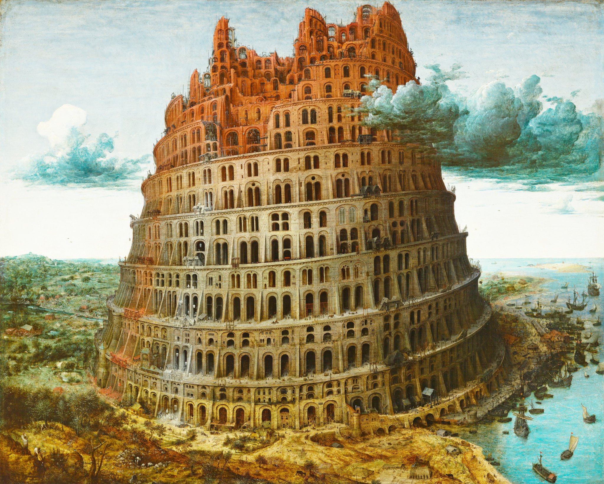 And sometimes it seems that Bruegel was simply curious - or inspired - to see just how far his power