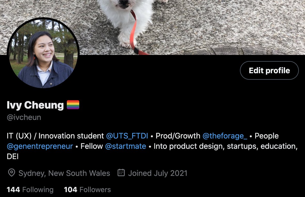 Wow! First time on twitter in ages. Craz to see my bio and how so much has changed, yet my passions and where I want to be heading into are still the same <33