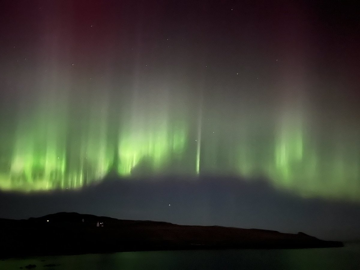 This happened last night! I’m sure the web is awash with northern lights photos and here are mine. I’ve never seen anything like this before. Absolutely incredible. No filter either.