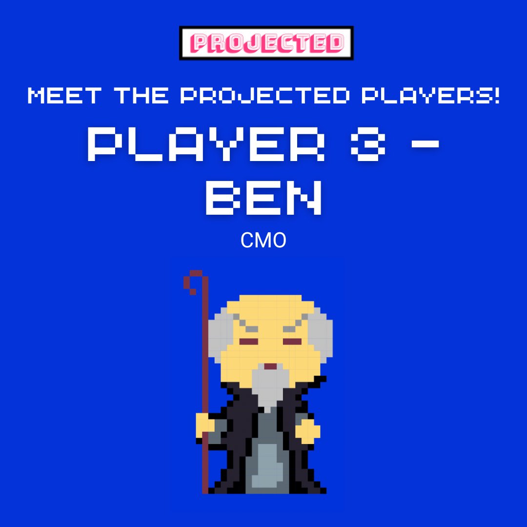 Meet the Projected Team!

Player 3 - Ben (CMO)

Ben has spent his career figuring out how to position, brand and build companies’ presence in the marketplace. After founding DVO, he’s worked with multiple startups and scaleups (but only has eyes for Projected really!).