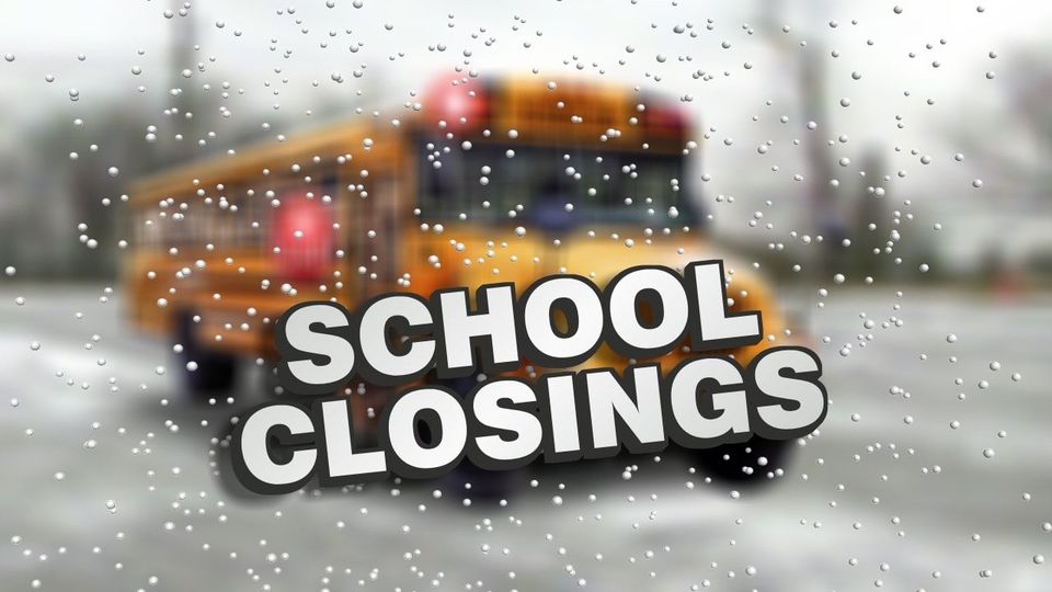 WNEP's tweet photo. SCHOOL CLOSURES: Schools are closing or delaying throughout the area today. See if yours is on the list at https://t.co/0Mru8hfAc0. https://t.co/LGaZz45fzs