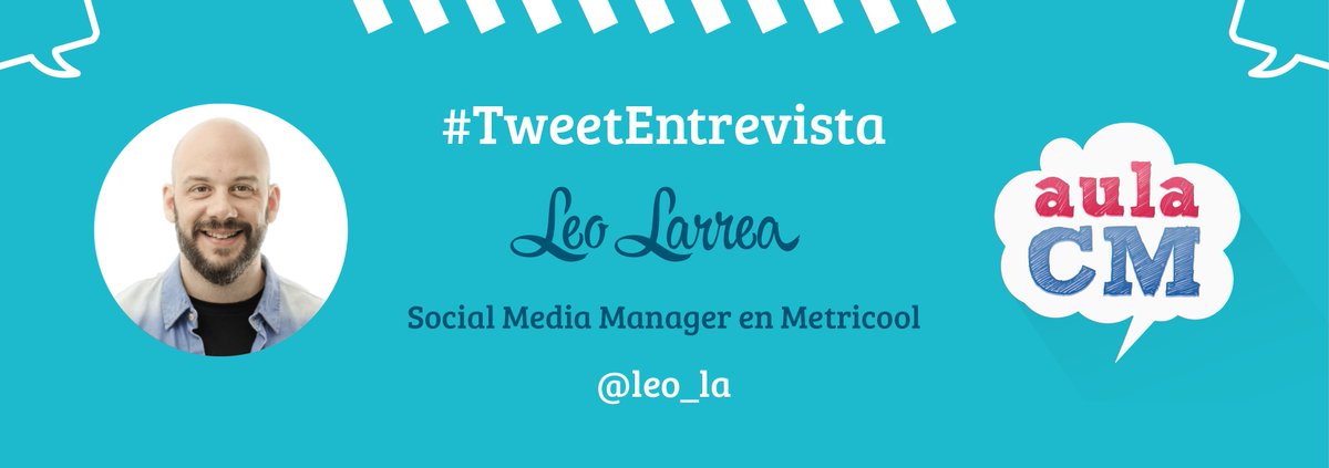 aulaCM's tweet photo. 🚩 Hoy a las 11:30h en la #Clase7 del #Equipo249 del curso de #CommunityManager haremos una #Tweetentrevista a Leo Larrea, Social Media Manager de Metricool.
Leo nos explicará todas las estrategias que usa un profesional de marketing en su trabajo 🚀
#socialmediamarketing https://t.co/kbtWGH3mcZ