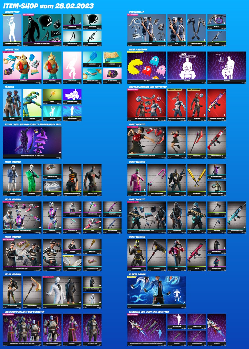 Der neue Item-Shop für 28.02.2023.

Unterstütze einen Creator: barfuem | #ad #Fortnite