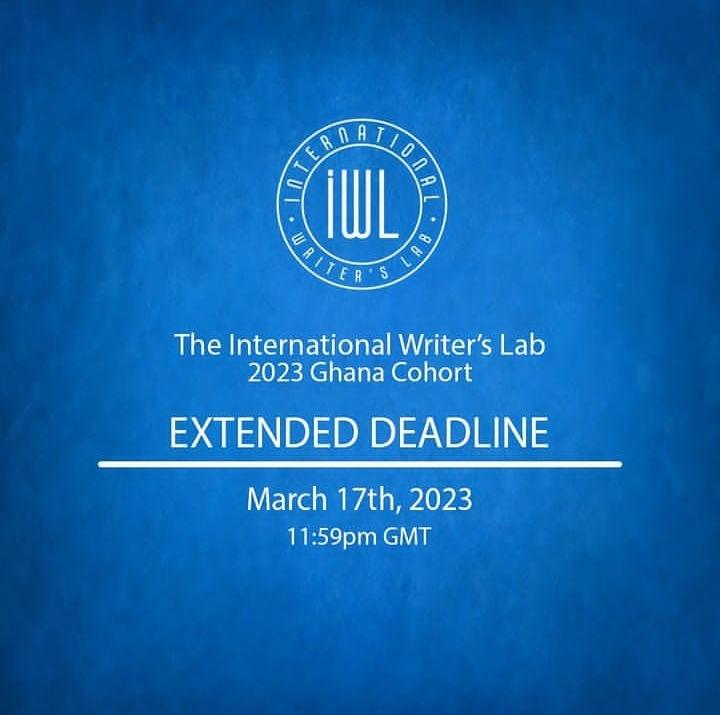 Don't miss out on this opportunity <a href="/iwlafrica/">International Writer's Lab (IWL)</a>