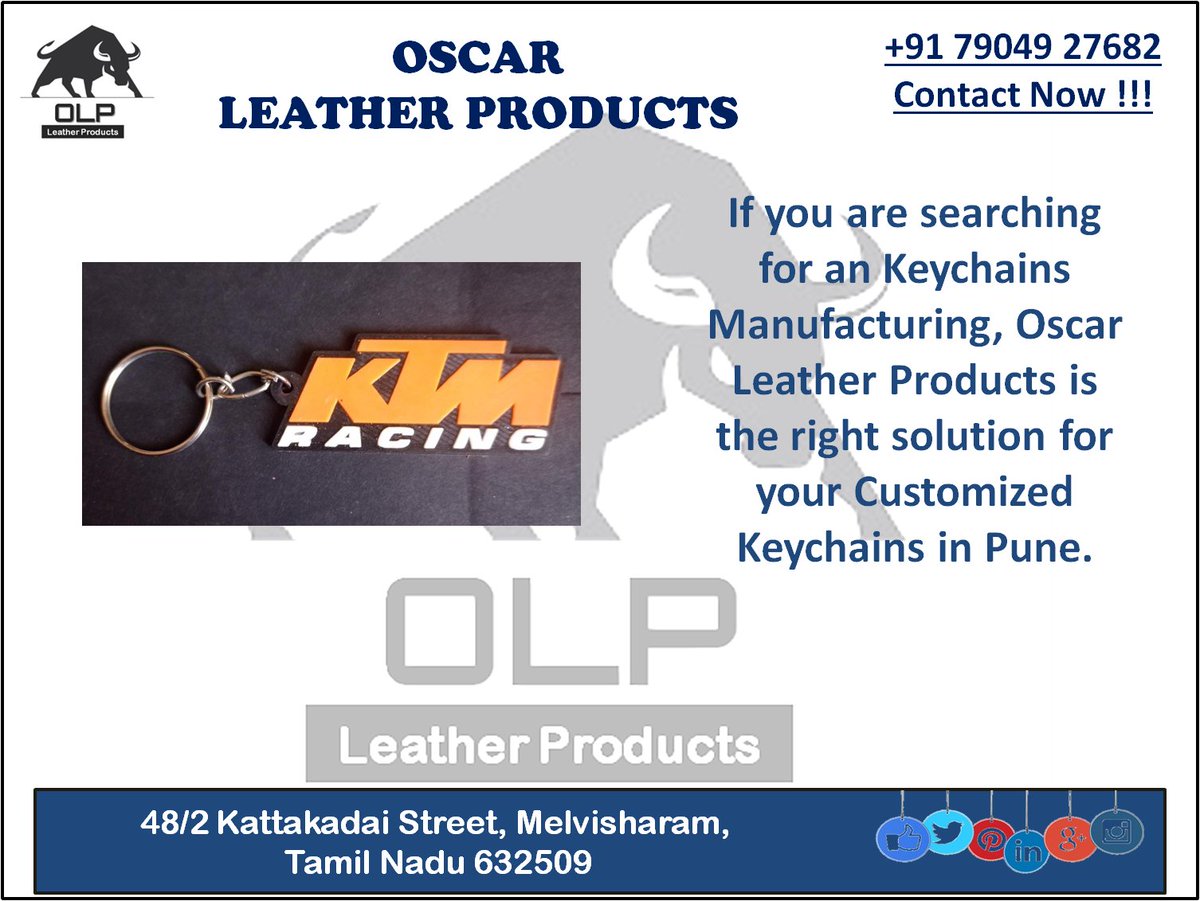 abu_ibnrahim's tweet photo. Rubber Keychains Prepare and supply in Pune
https://t.co/YcfVeMP3Aw

#leatherkeycyhain,#rubberkeychain,#multirubberkeychain,#customizekeychains,#bikekeychain,#carkeychain,#professionalkeychain,#bestleatherkaychain

OSCAR LEATHER PRODUCTS
48/2 Kattakadai Street, Melvisharam, https://t.co/bTvTF4zHw0