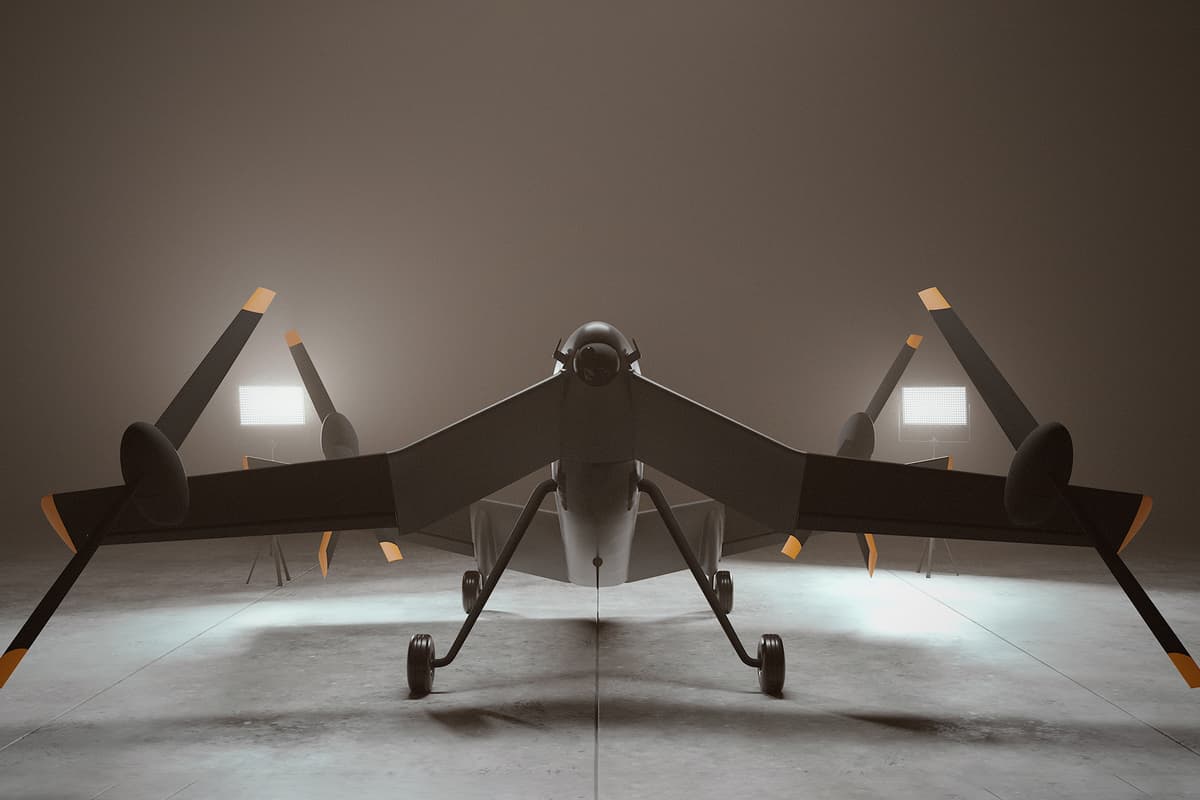 DroneIndustries's tweet photo. BAE unveils the Strix, a fascinating, tail-sitting X-wing VTOL UAV : https://t.co/lhrZbCz0qo https://t.co/4v6zcBvsXU