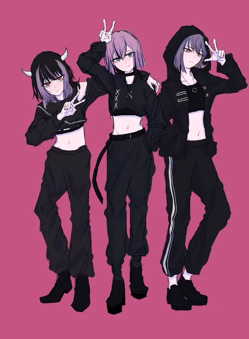 『イケイケなメンツ』#ずっと真夜中でいいのに #ずとまよファンアート #イラスト 