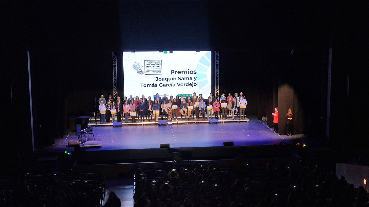 enmarcha's tweet photo. Hoy se hace entrega de los premios Joaquín Sama y Tomás Verdejo. 
Enhorabuena a todos los proyectos y Centros premiados!! 
#innovaex23 https://t.co/PjKMXGaLM3