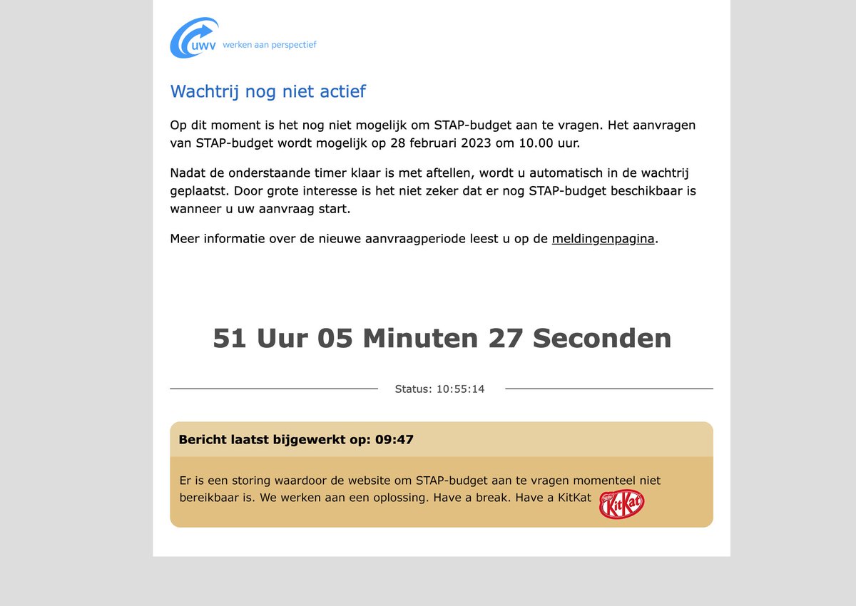 Het wordt steeds gekker.
 #stapbudget