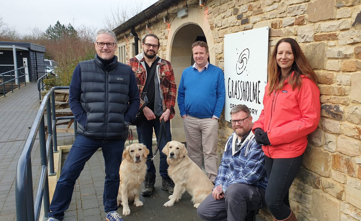 Great morning with <a href="/BBCBreakfast/">BBC Breakfast</a> and <a href="/alisonjfreeman/">Alison Freeman</a> here at the observatory