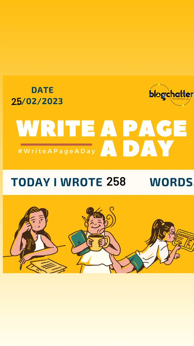 BediSimrit's tweet photo. @blogchatter 
#WriteAPageADay https://t.co/AMrKMEGMzw