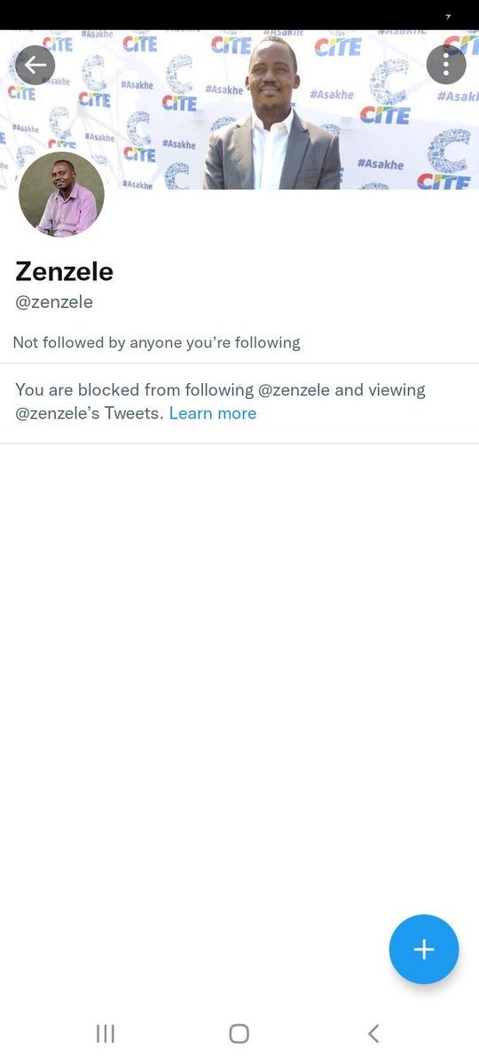 @citezw @AmakhosikaziFM Mfowethu,  Ndebele,  you blocked me...ngakwenzani...lokhe ngimangele!