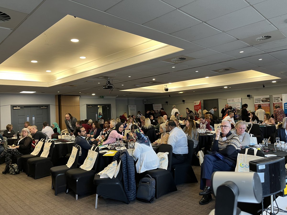 It’s getting busy at the @CadrProgramme conference today, we have our VR Officer here to showcase the technology we have at the Awen Institute. 

#wefo #Swansea #ageingresearch #ageingbetter