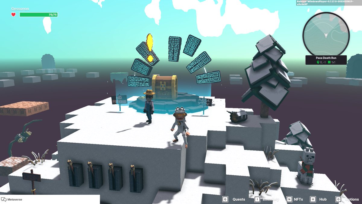 Gessonon's tweet photo. @TheSandboxGame I found the open chest in Paca Death Run! 🦙 #LunarNewYearTSB https://t.co/lu9v6eo3NF