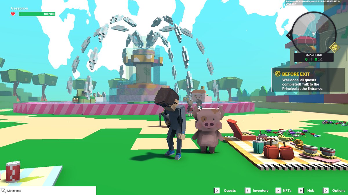 Gessonon's tweet photo. @TheSandboxGame I found McDull in McDull LAND! 🐷 #LunarNewYearTSB https://t.co/M9NhXsrxOX