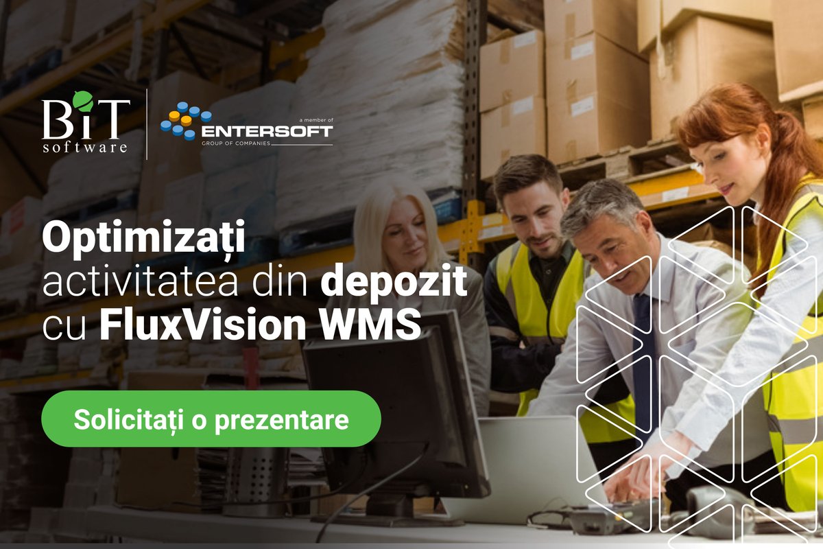 BITSoftware's tweet image. FluxVision WMS este alegerea ideală pentru depozite și centre de distribuție de orice dimensiune.
Solicitați chiar acum o prezentare: bit.ly/3KIUKyN 
#bitsoftware #fluxvision #cloudWMS