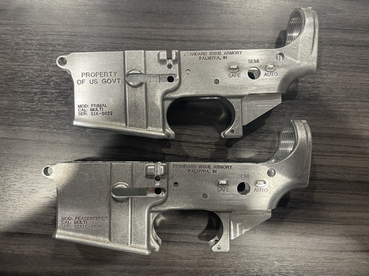 StandardArmory's tweet photo. Be on the look out! We have dropped two model AR platforms! PEACEKEEPER and PRIMAL https://t.co/vmcMdr2pl2