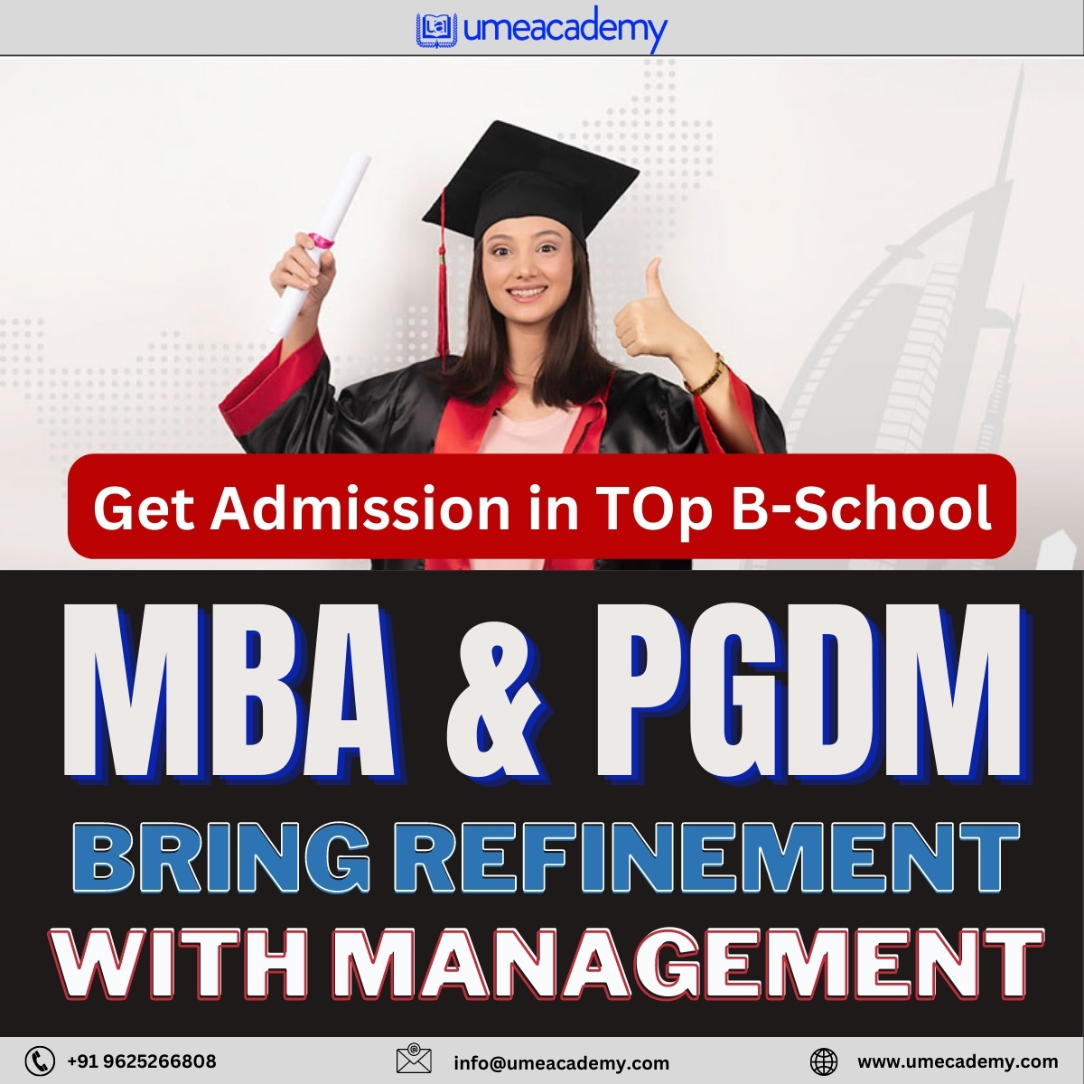 Ume_Academy's tweet photo. Get admission to top B-Schools at @Ume_Academy 
Click here:- https://t.co/Ks0mjaWthf
Call Us Now:- +91 9625266808
#education #AdmissionsOpen #onlineeducation #OnlineMBA #SalmanKhan #NationalScienceDay #ShubmanGill #NZvENG #Update #students #india #treinding #Update #umeacademy https://t.co/BmdTzNtqwu