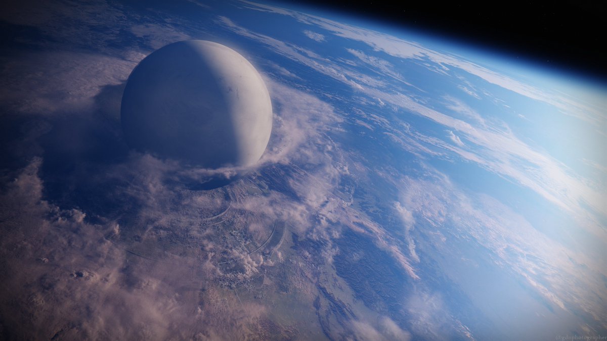 gdnphotographer's tweet photo. Geosynchronous Orbit | Seraph Station #Destiny2 https://t.co/QU95YJbnFE