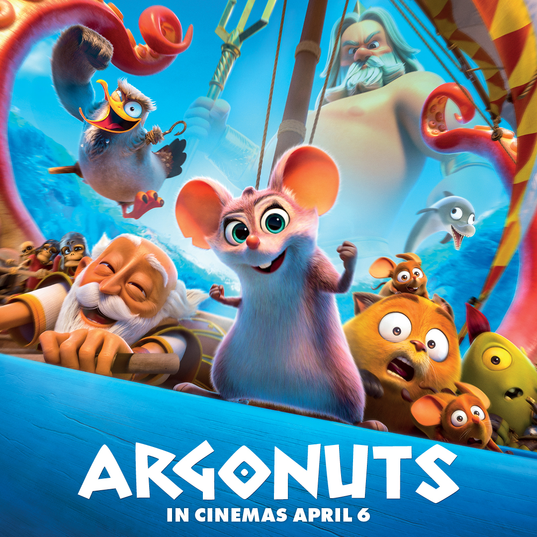 IconFilmANZ's tweet photo. #Argonuts is a fun family film about an adventurous mouse named Pattie, who, like Jason and the Argonauts, goes on an epic voyage battling mythical creatures to save her town from the wrath of Poseidon.
Coming out this April.
See the official trailer here https://t.co/bUwdAe4O0G https://t.co/DTU3SlfWJS