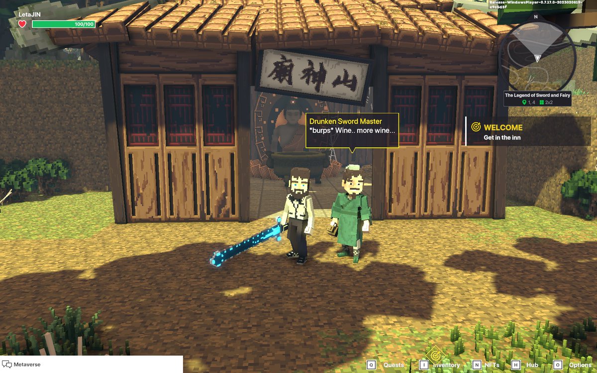 Ukkzone's tweet photo. @TheSandboxGame I found the abandoned house in The Legend of Sword and Fairy! ⚔️ #LunarNewYearTSB https://t.co/4vLYxuSLY9