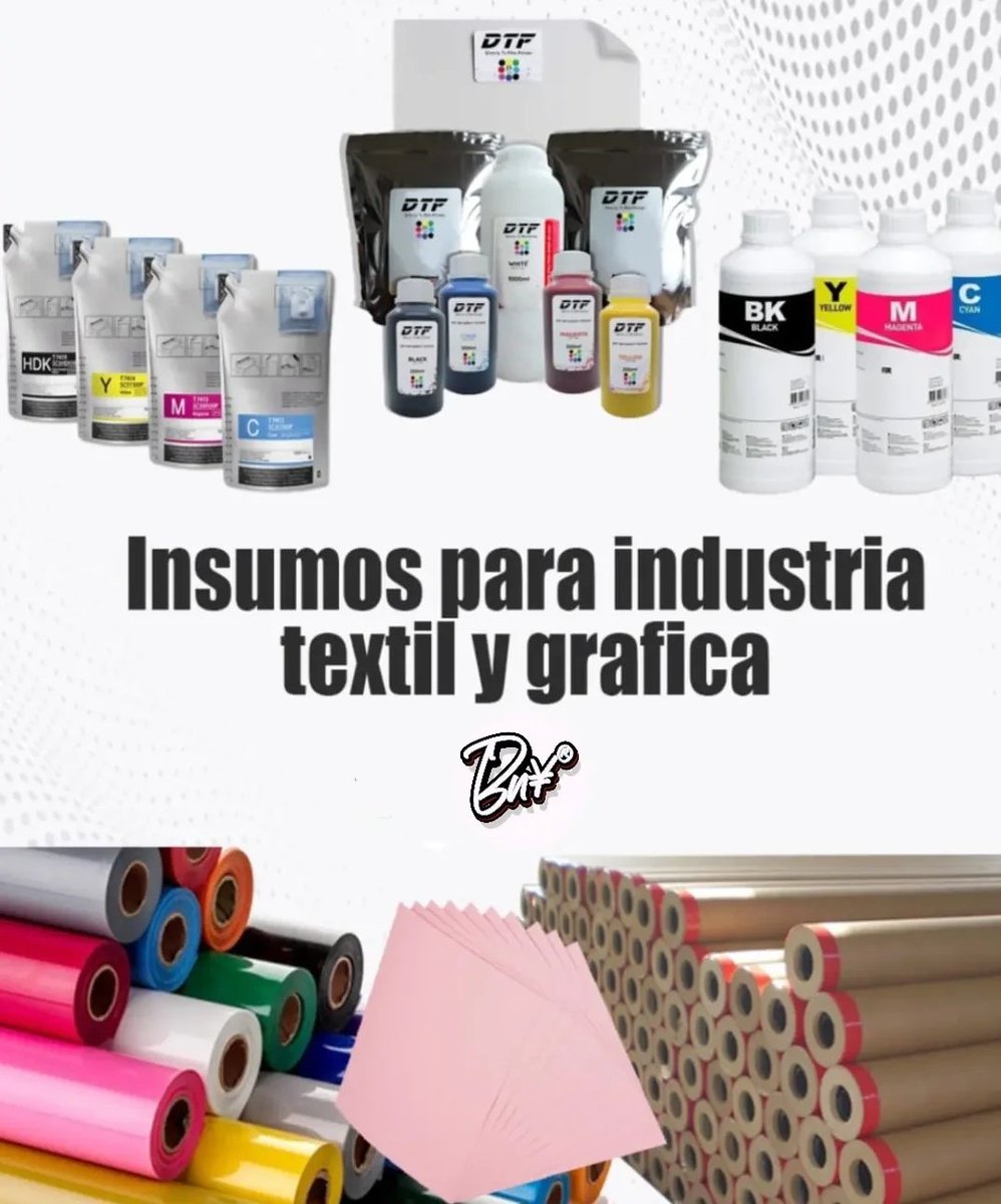 Clubny360_'s tweet photo. C L U B N ¥ 3 6 0 ® 🛒VENTAS DE INSUMOS PARA INDUSTRIA TEXTIL Y GRAFICA🛒 B N ¥ 3 6 0

🛒VENTAS DE INSUMOS PARA INDUSTRIA TEXTIL Y GRAFICA🛒

📌 !💵 PRECIO AL DETAL Y POR MAYOR DE PRODUCTOS COMODOS !

🤯¡ Si Puedes Imaginarlo Podemos Diseñarlo !  

✍️ Ventas De Insumos. https://t.co/juASMdWJXS