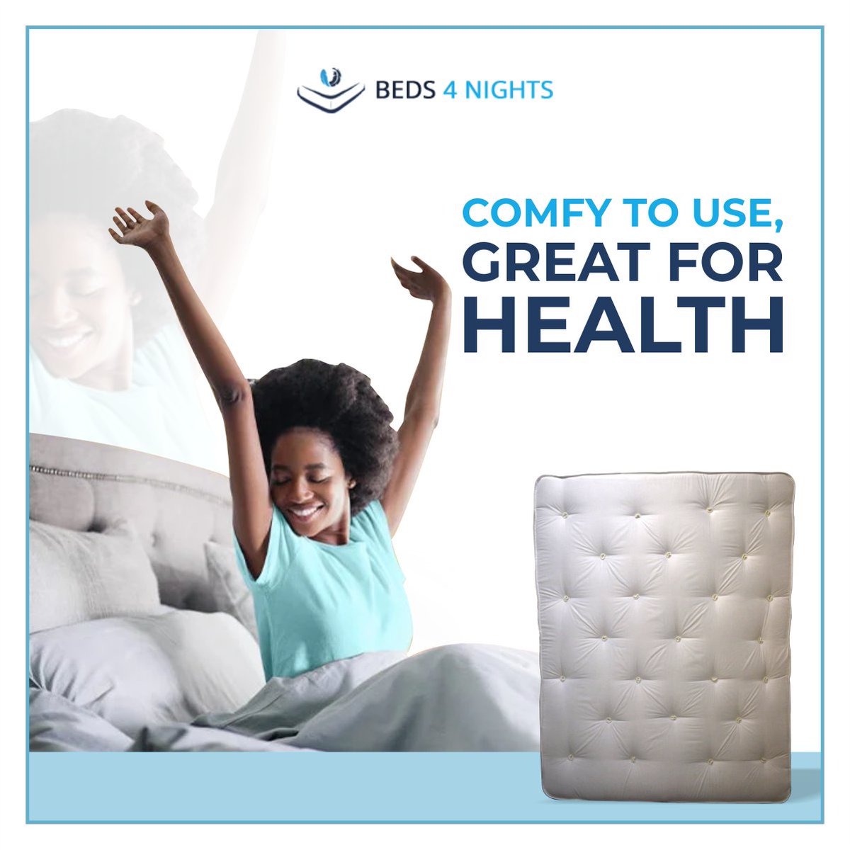 beds4nights's tweet photo. Our distinctive mattresses, the only ones that include BodyIQ Orthopedic Memory Foam Technology, transform your sleep experience with their improved smart adaptable features that give you individualised support and comfort while enhancing orthopaedic support and pressure relief. https://t.co/wjVZVSlBil