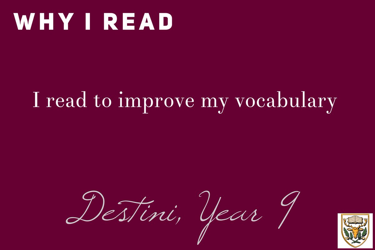 HPS students were asked to give a statement, explaining why they read. <a href="/WorldBookDayUK/">World Book Day UK 📚</a> #WhyIread #reading #teenreading