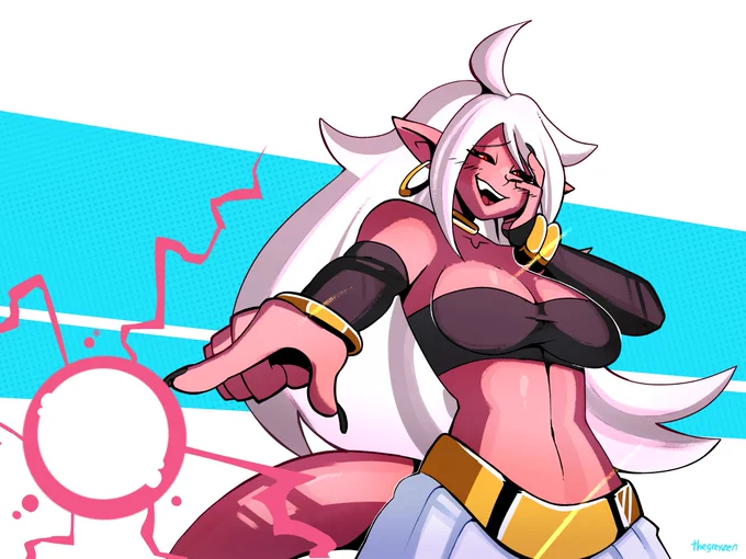  Android 21 gonna turn you into a candy! 
