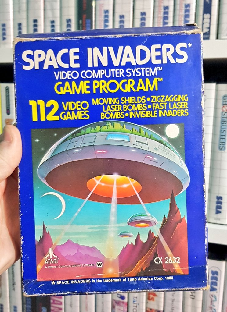 8BitBoyUK's tweet photo. Space Invaders.
This is where my gaming journey began far back in the 1980s. Anyone else a fan?
#AtariTuesday https://t.co/jxJiEBUo9G