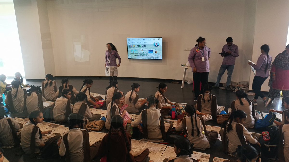 RscBhuj's tweet photo. Science is amazing.
@RscBhuj is celebrating #ScienceFest2023 on the occasion of #NationalScienceDay by fun with Science activities. The students are feeling excited with demonstration and making scientific toys. https://t.co/fiYW1szDkU