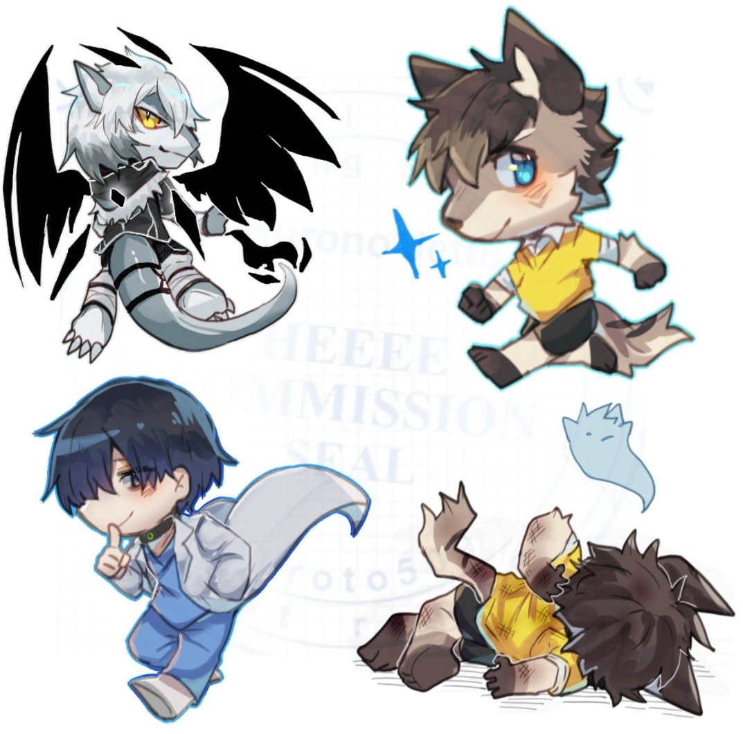 Chibi comms 
 35$ each !