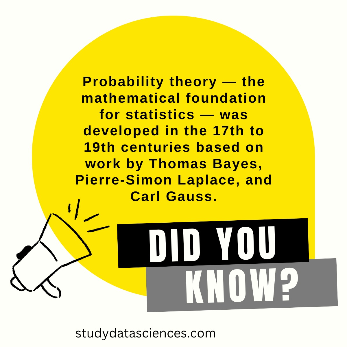 stdydatascience's tweet image. Probability Theory studydatasciences.com