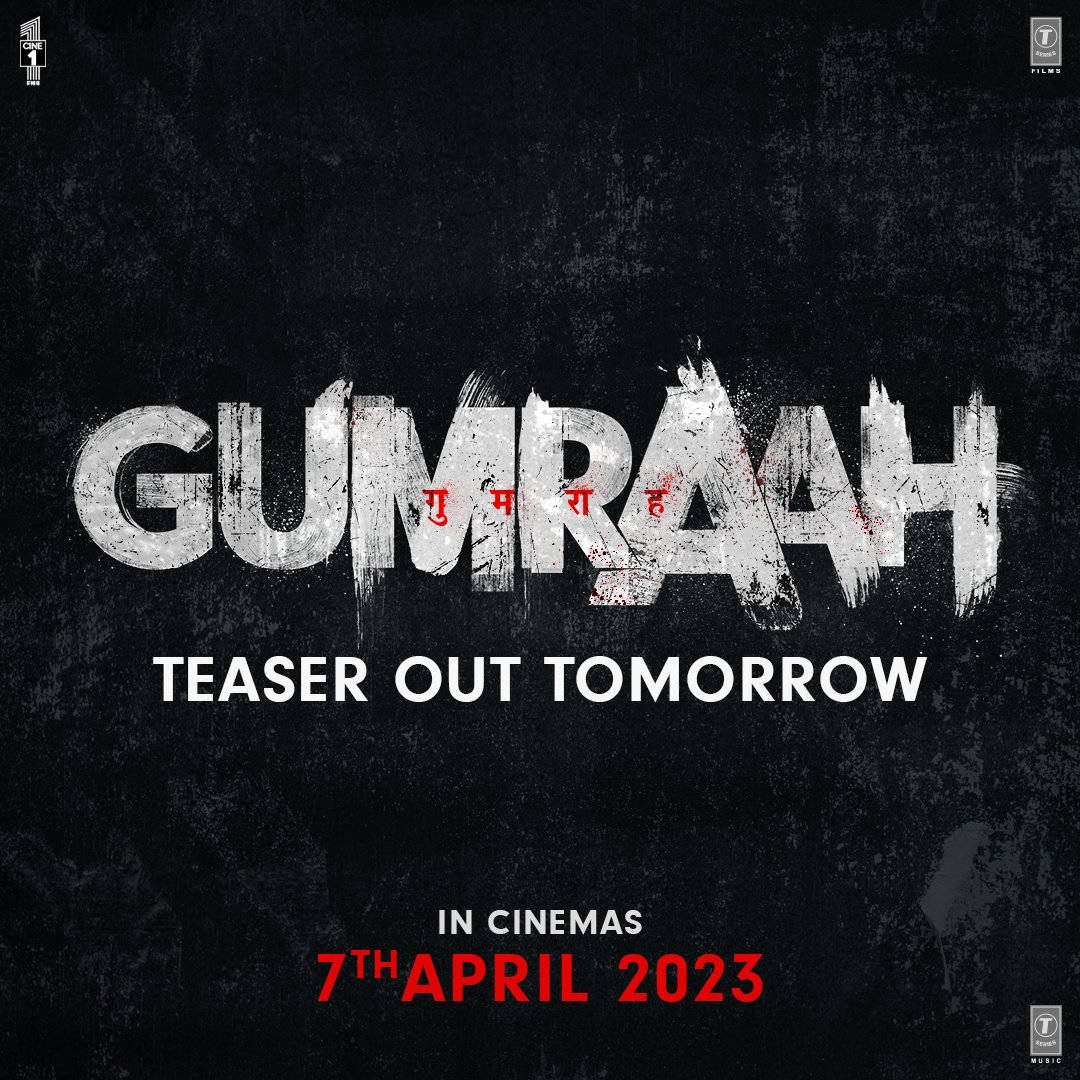 hindiflixbuzz's tweet photo. Do not trust easily!🤥
#Gumraah teaser out tomorrow!
In cinemas from 7th April 2023. 

#AdityaRoyKapur #mrunal #PintoVedika #VardhanKetkar #RonitBoseRoy #MuradKhetani #BhushanKumar #KrishanKumar #HindiFlix #Flixbuzz #HindiFlixbuzz https://t.co/vS7ZE6C4nD