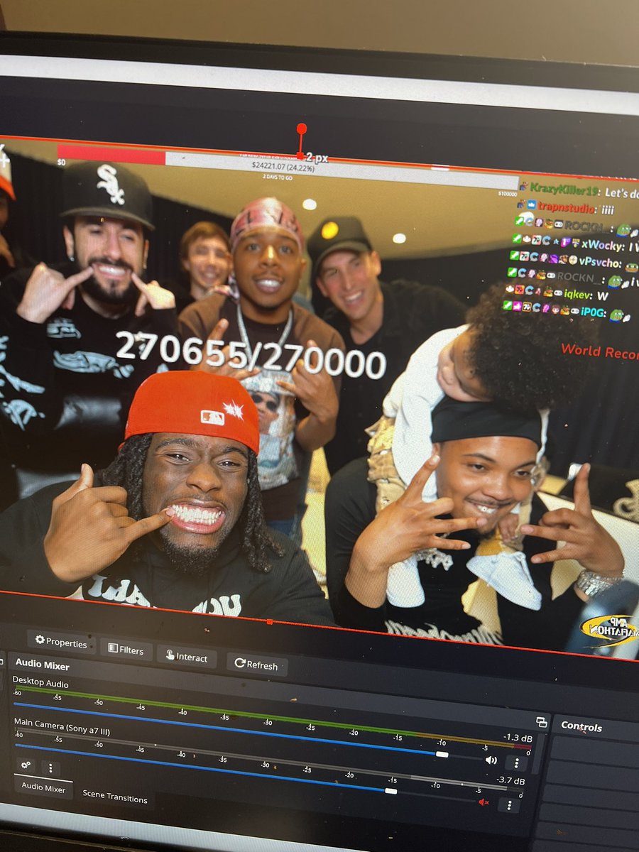 WE ARE NOW AT 270K SUBS, MAKING US THE #2 MOST SUBSCRIBED STREAMER OF ALL TIME APPRECIATE YOU ALL🖤1 MORE STOP #jobsnotfinished