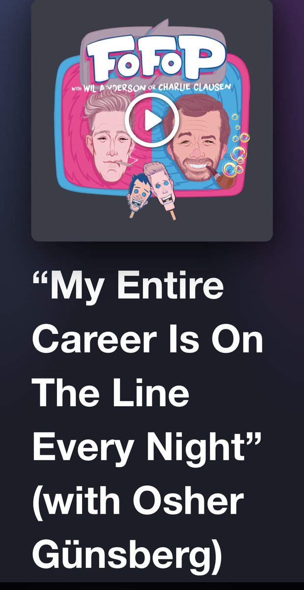 TOFOP's tweet photo. New #FOFOP with showbiz juggernaut @oshergunsberg talking his brand new live show! Listen here: https://t.co/FGrWNfSKsq https://t.co/Wr7LbvQxi5