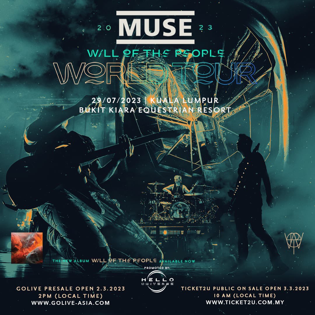 Muse | Will Of The People Tour - in Kuala Lumpur (Tickets)