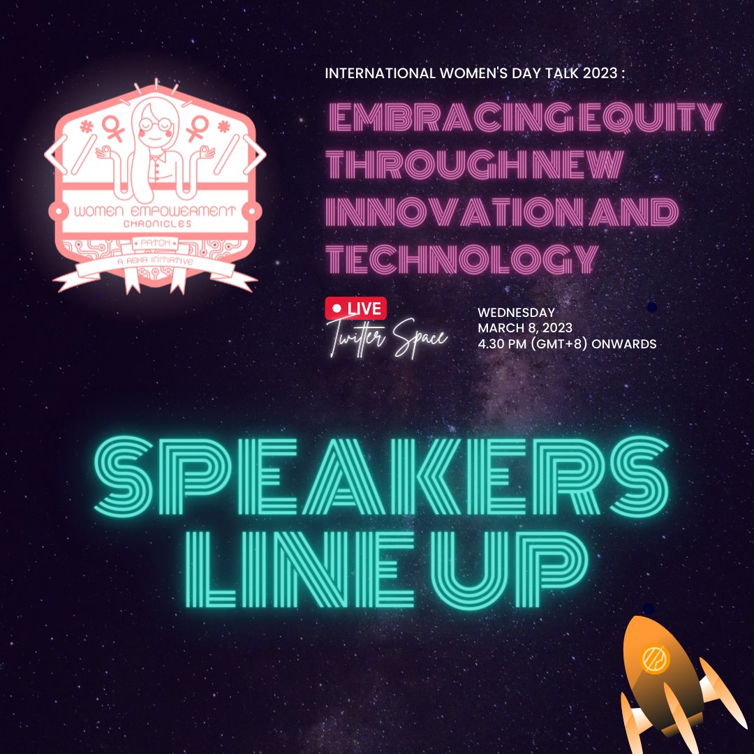 rekastudios's tweet photo. You're officially invited! 🙌

Let's hear it from these remarkable women who, through their professions from e-commerce, NFT to LiDar technology, have thrived and excelled in this rapidly evolving period of technology and innovation!

#IWD2023 #REKAWEC2023 #EmbraceEquity https://t.co/pTAPaUoy16