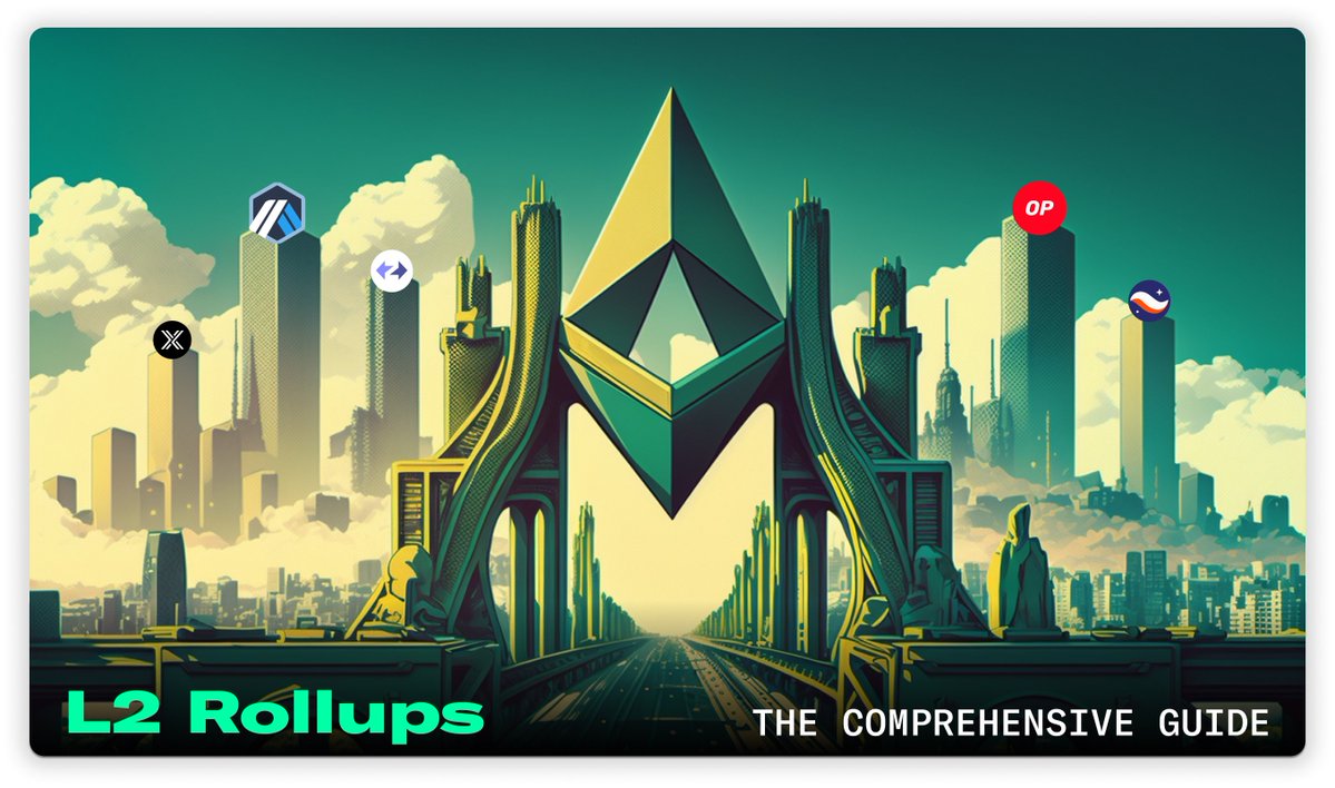 🚨 New research article out now 🚨

"The Comprehensive Guide to Scaling Ethereum &amp; Rollups" ✨

This is the ultimate resource to understand why L2s are needed and how they work!

Full research article 👉 labrys.io/insights/rollu…

🧵 Keep reading for key topics covered...