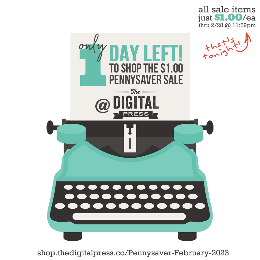 digitalpressco's tweet photo. TODAY IS THE LAST DAY TO SAVE! https://t.co/xE0FiMB1iI #digiscrap #dollardeals https://t.co/vVJLJpsKP5