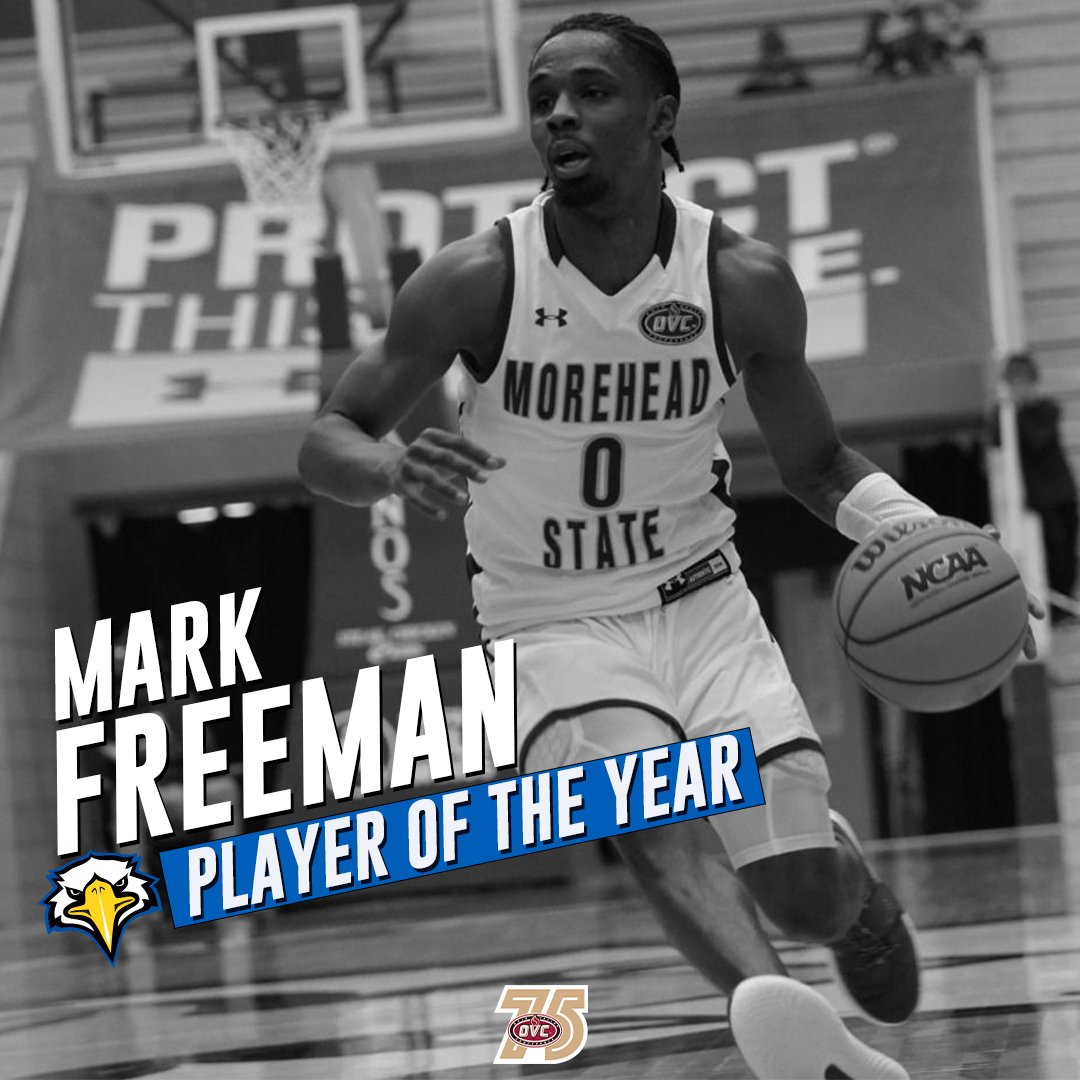 𝟮𝟬𝟮𝟮-𝟮𝟯 𝗢𝗩𝗖 𝗠𝗲𝗻'𝘀 𝗕𝗮𝘀𝗸𝗲𝘁𝗯𝗮𝗹𝗹 🏀 𝗣𝗹𝗮𝘆𝗲𝗿 𝗼𝗳 𝘁𝗵𝗲 𝗬𝗲𝗮𝗿

<a href="/_Swaggy0/">Mark Freeman™🏀</a>, <a href="/MSUEaglesMBB/">Morehead State Men's Basketball</a> 

#OVCit | #OVC75 | #SoarHigher
