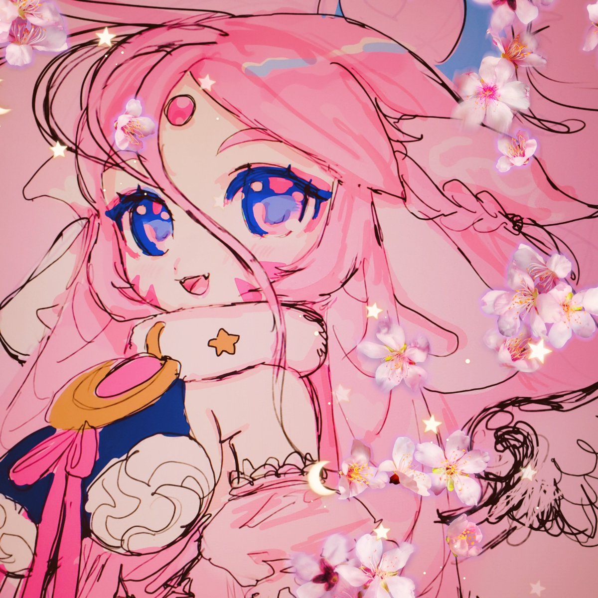 「」|🩷🌙🪽 𝖈𝖔𝖒𝖒𝖘 𝖔𝖕𝖊𝖓 ୨♡୧のイラスト