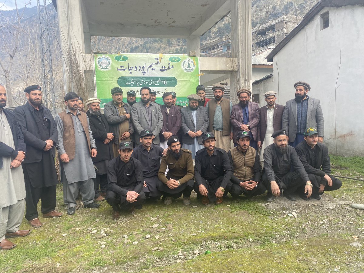 MahboobUllahJa's tweet photo. Tree Plantation Drive Upper Kohistan #ConstituencyEngagement https://t.co/Cmk2xjG7V1