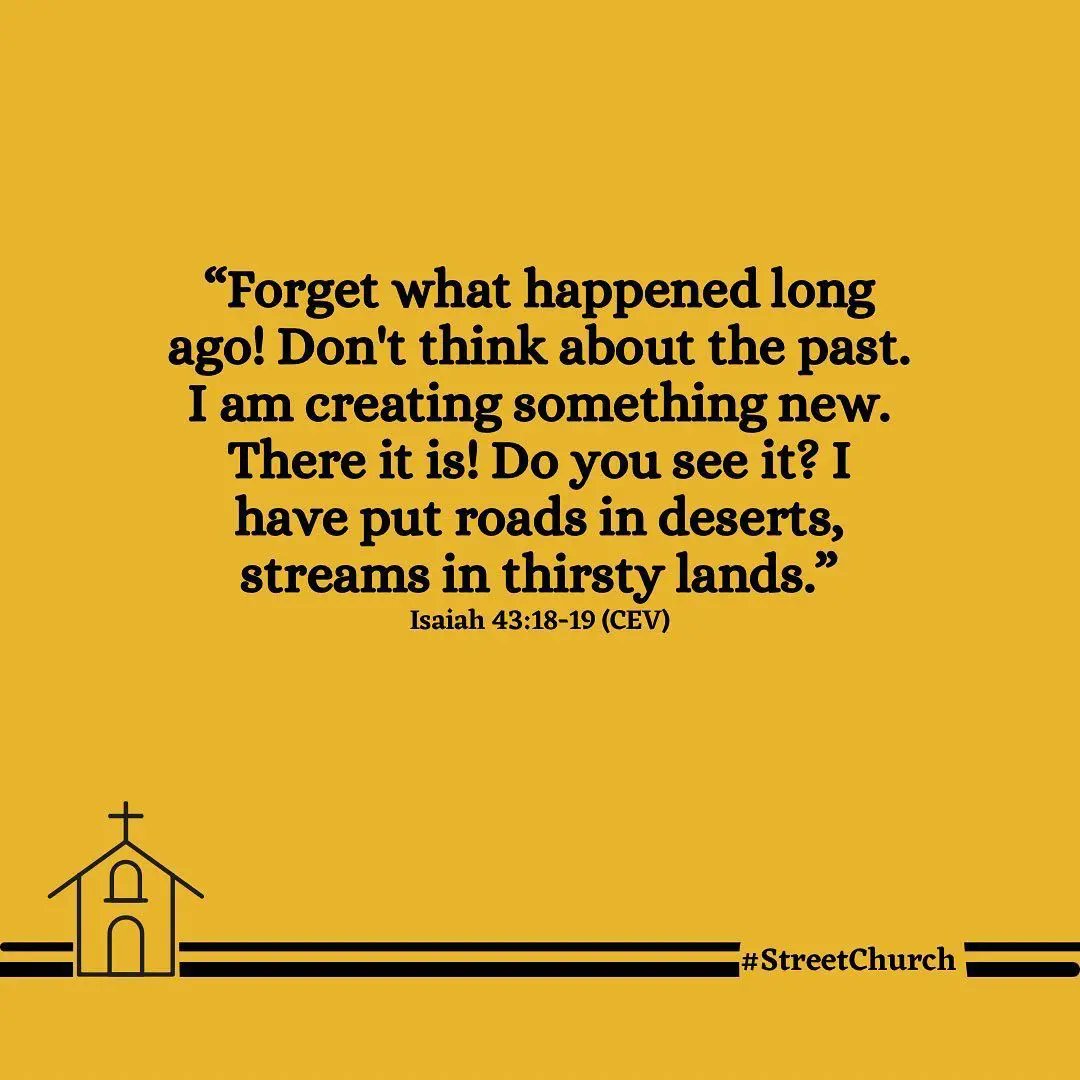 streetchurchh's tweet photo. Forget the old stories, something New don come! U dey see am? U dey feel am? Perish the old ideas,  old ways, forget about say “Na so e dey always be every time” this time different! God don start new thing &amp; our lives wan flourish like never before! 

No lose faith, Stay jiggy! https://t.co/pFiXBOdc8o